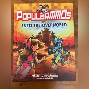 Book: PopularMMOs Presents Into the Overworld Book by Pat+Jen youtubers